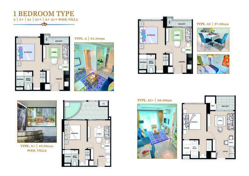 1 BEDROOM TYPE